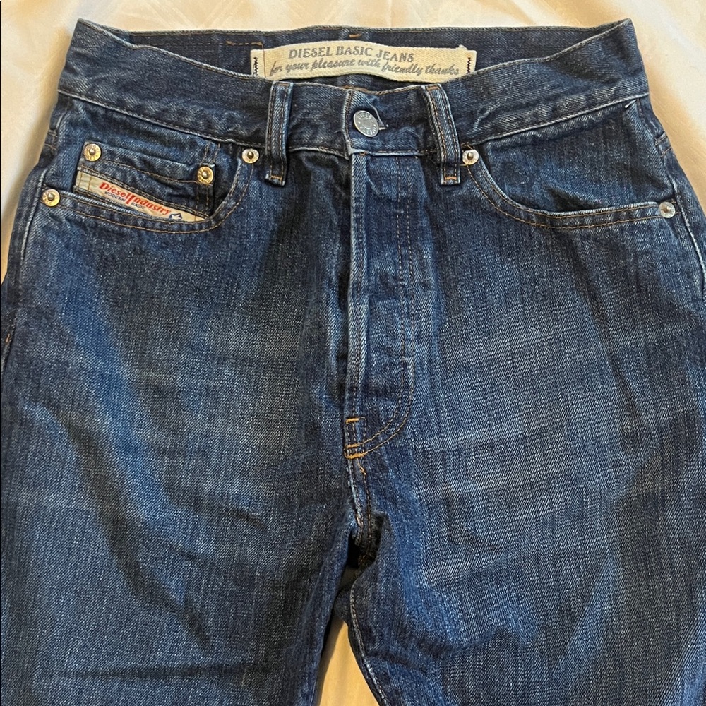Vintage Diesel Dark Blue Relaxed Men's Jeans